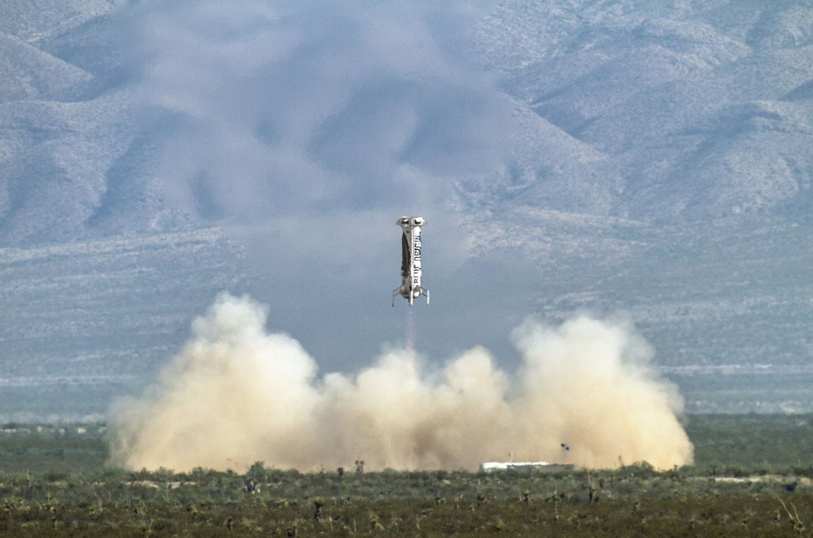 blue origin aterragem