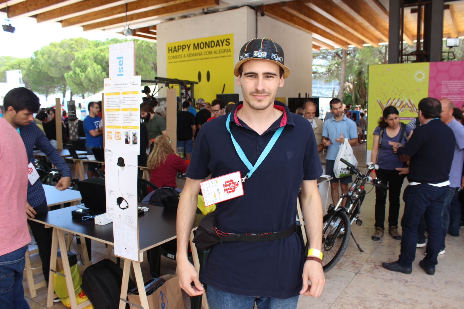 chapeu invisuais isel maker faire lisboa