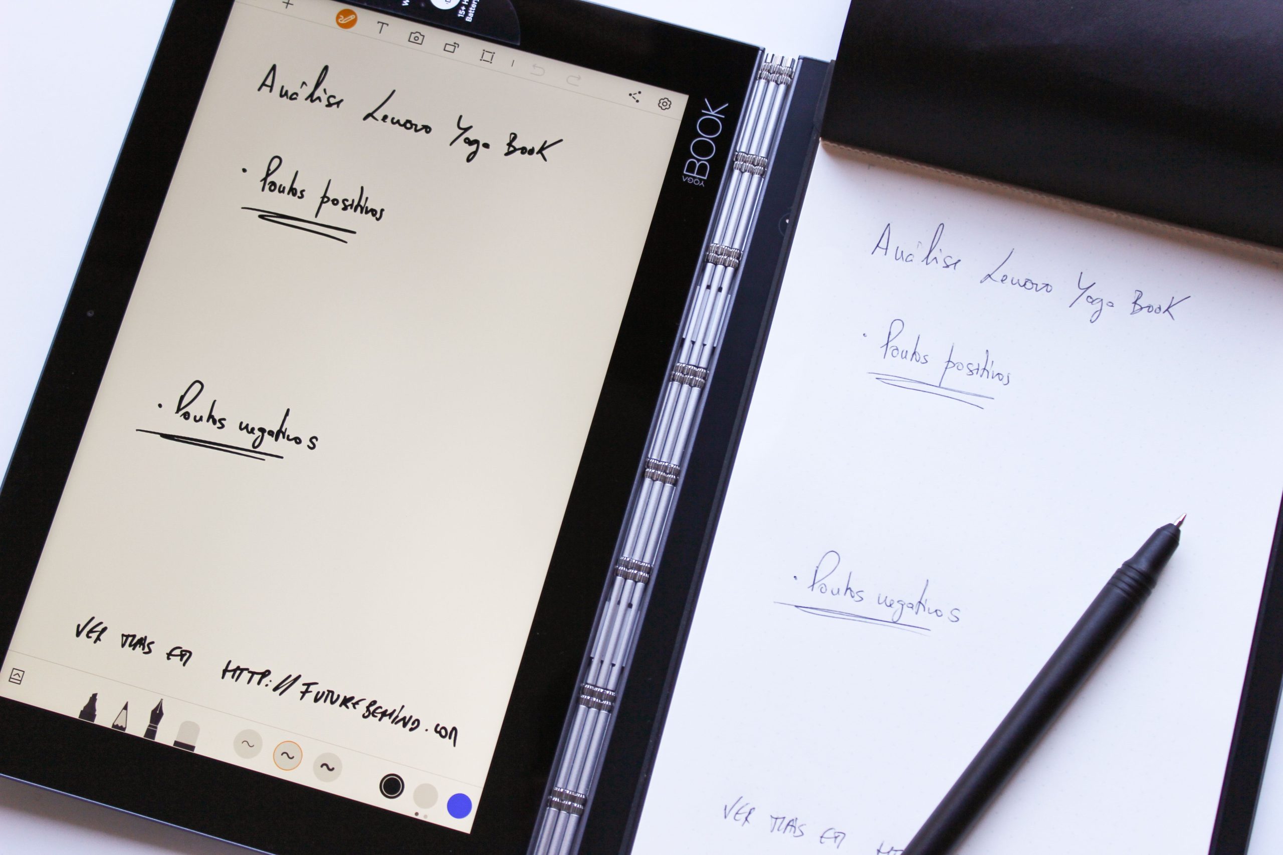 Análise Review Lenovo Yoga Book Android