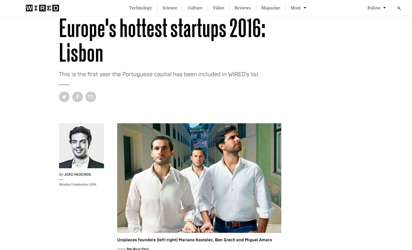 Empreendedorismo português Wired