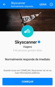 Bots Facebook Messenger | Skyscanner
