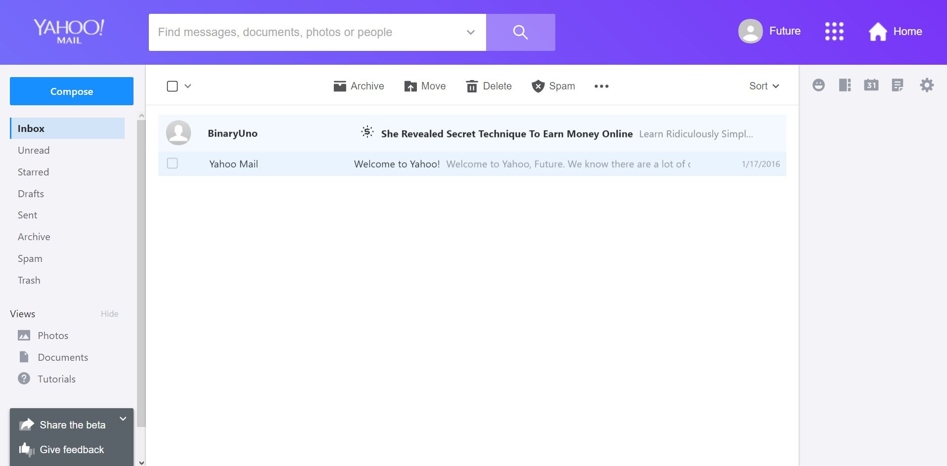 Serviços de email | Yahoo Mail