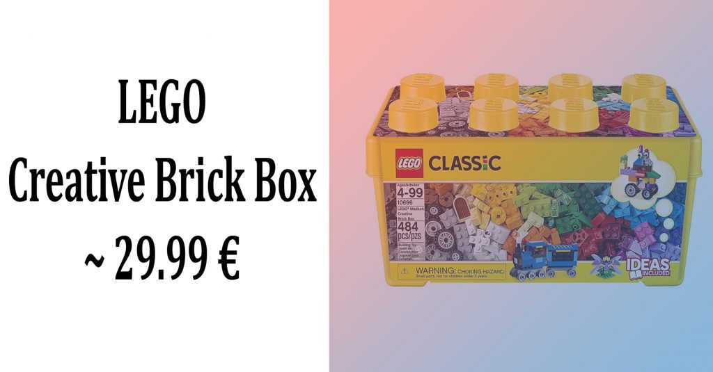 Para os mais novos pode optar por uma LEGO Medium Creative Brick Box. Uma forma divertida de estimular a criatividade das crianças aí de casa. 