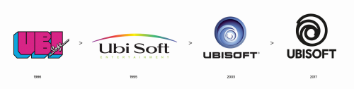 Ubisoft logo evolution