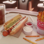 DREAMS Realistic hotdog