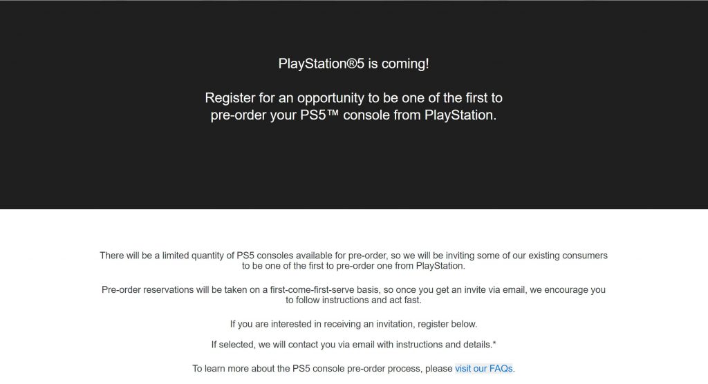 PlayStation 5 Pré-Venda