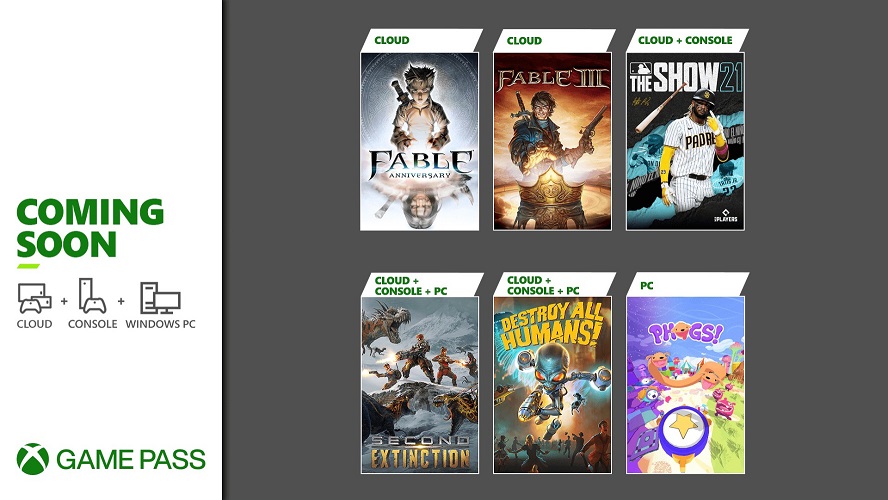 Xbox game pass abril