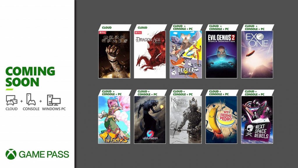 Xbox Game Pass Novembro 2021