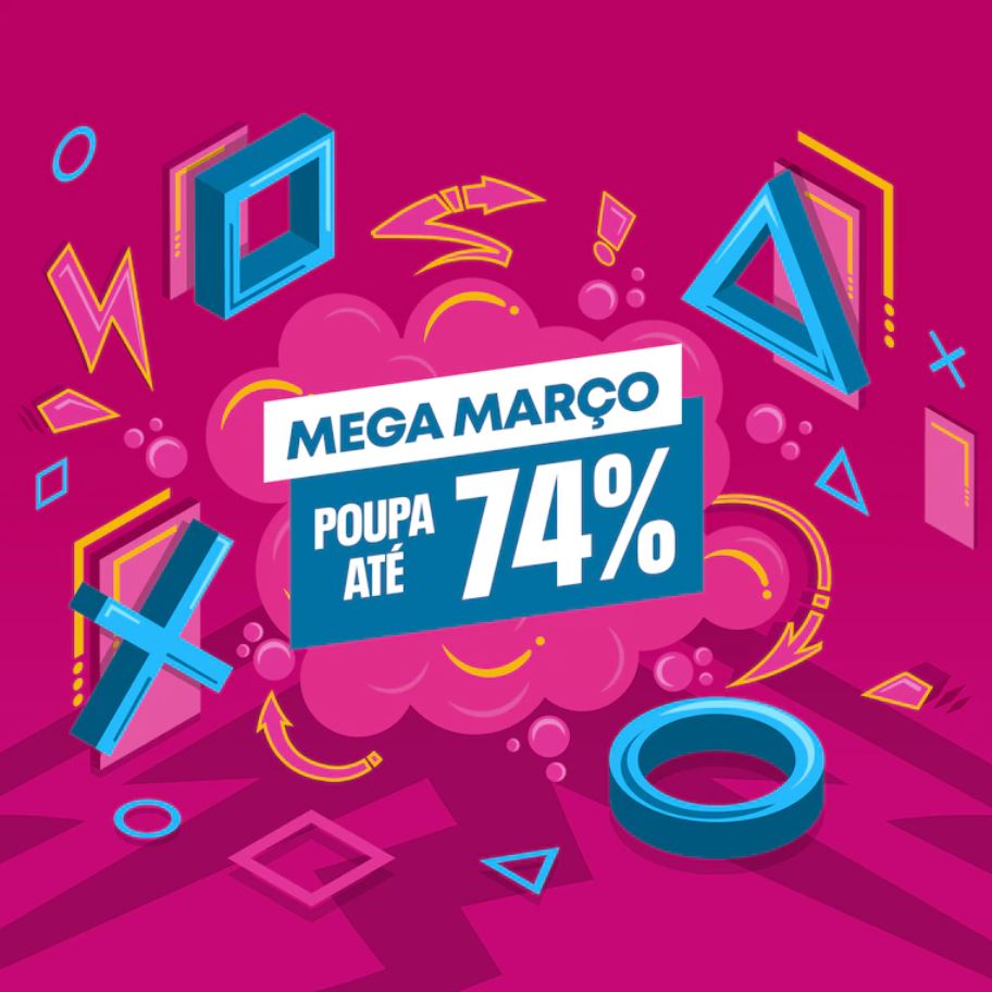 Mega março descontos playstation store