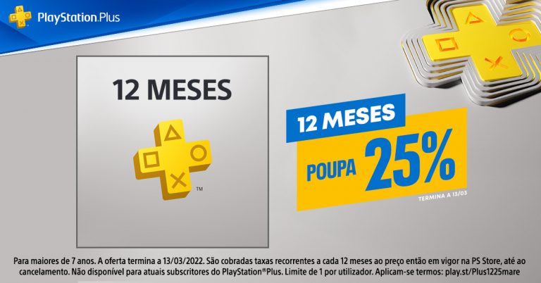 Promoção PlayStation Plus