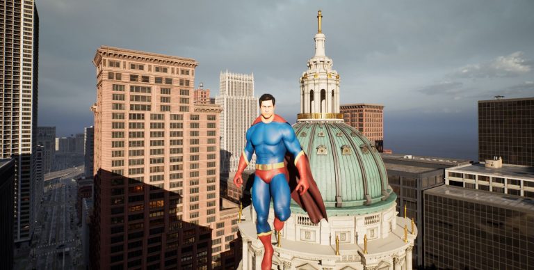 Super-Homem Unreal Engine 5 Superman