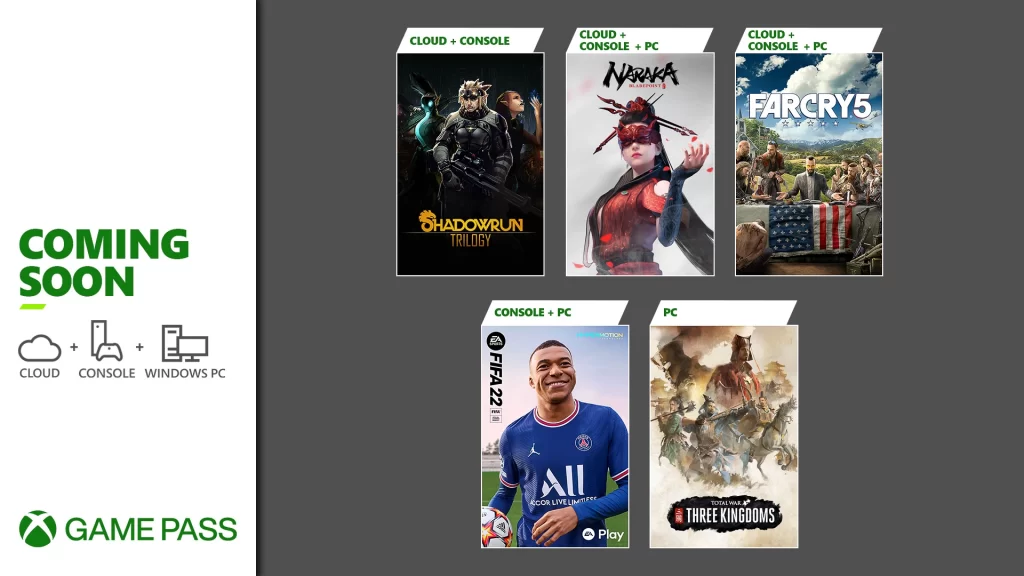 Xbox Game Pass Junho 2022