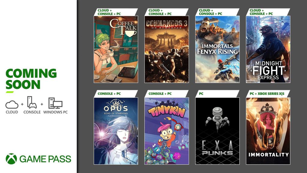 Xbox Game Pass agosto 2022