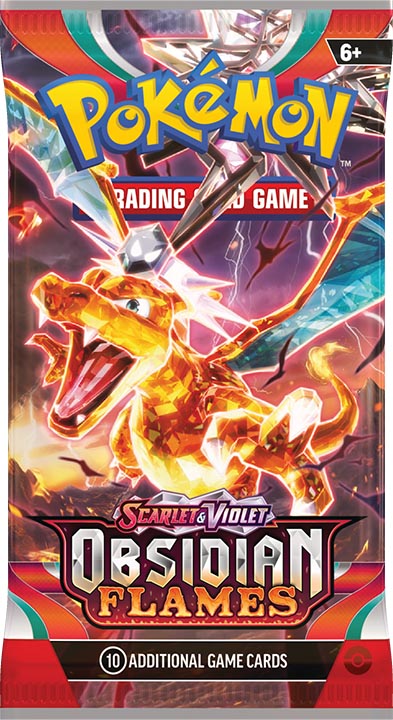 Pokemon TCG Scarlet Violet—Obsidian Flames Booster Wraps Charizard EN