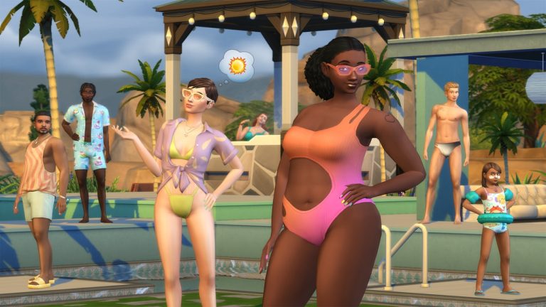 The Sims 4 Poolside Splash Modern Luxe