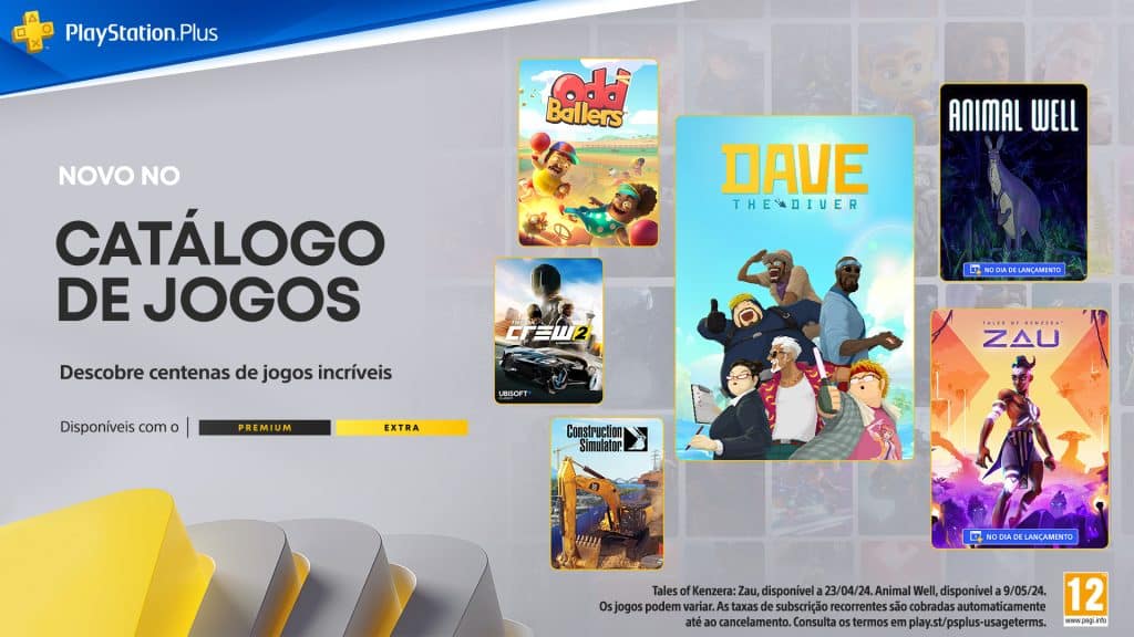 PlayStation Plus Abril 2024
