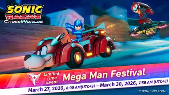 Sonic Racing: Crossworlds Mega Man