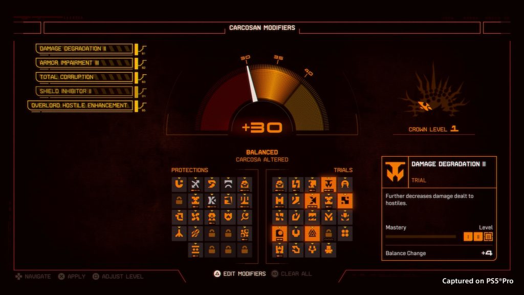 saros modifier
