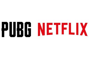 Logótipos oficiais de PUBG e da Netflix lado a lado, no anúncio da série live-action